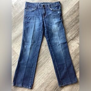 Calvin Klein Y2K Jeans Womens Size 8 Low Rise Flap Pocket Bootcut Stretch Denim